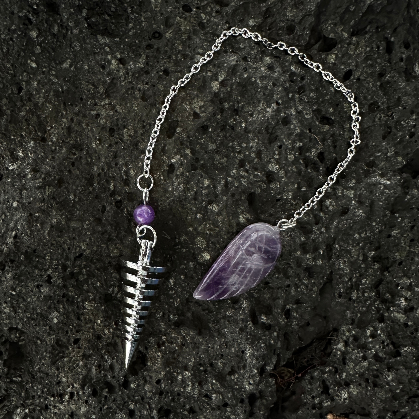 Tranquil Mind Silver Pendulum