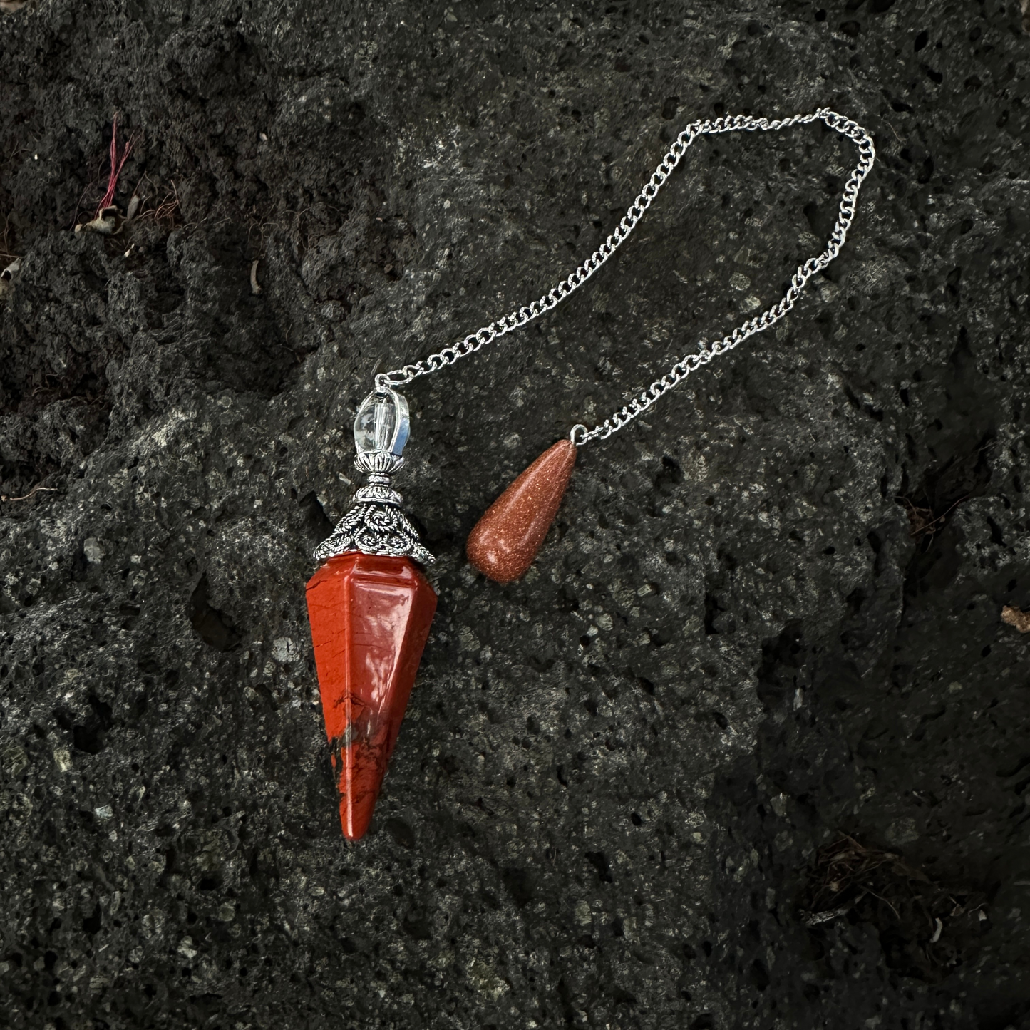 Resilient Red Jasper Pendulum