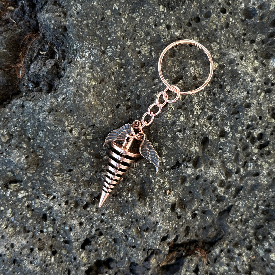 Seraphic Rose Key Chain